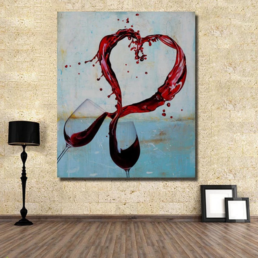 Окрашенная цветная картина 100% ручная роспись маслом Настенная современная