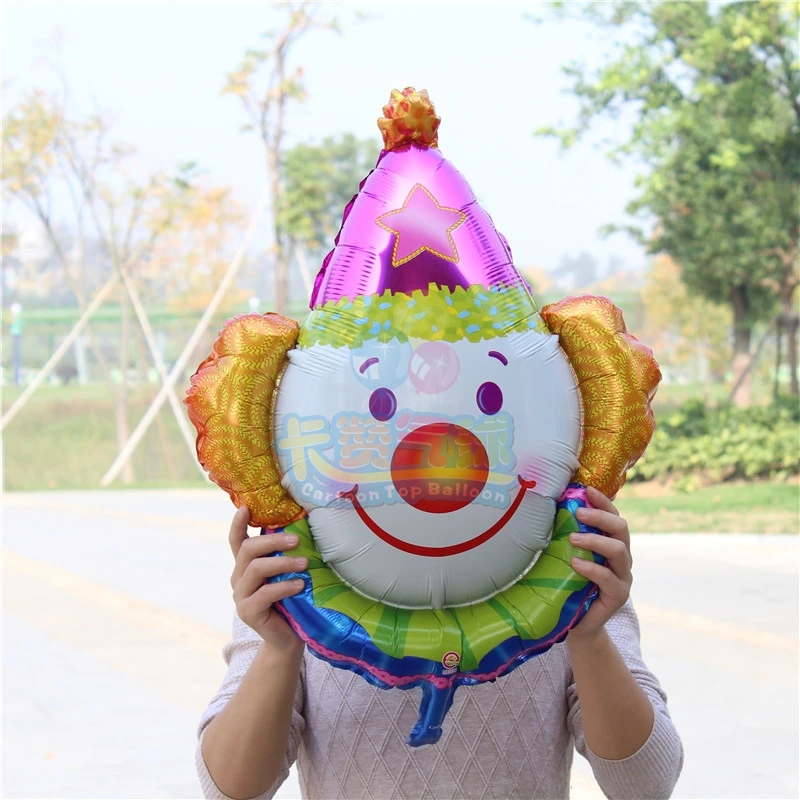 

10 шт. прекрасный надувной шарик с клоуном гелием из алюминиевой фольги воздушный шар для детей с днем рождения украшение для вечеринки пода...