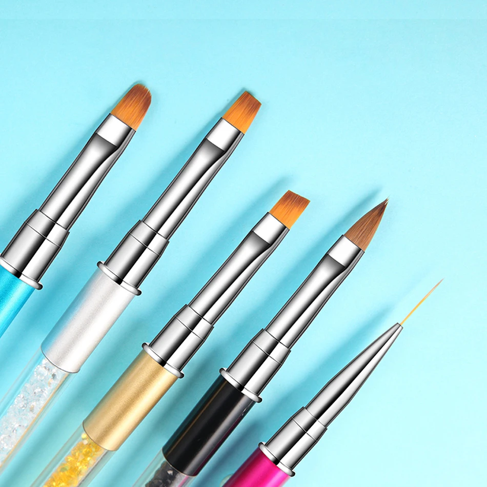 MORDDA Кисти для маникюра гелевые кисти дизайна ногтей лайнер ручка рисования УФ