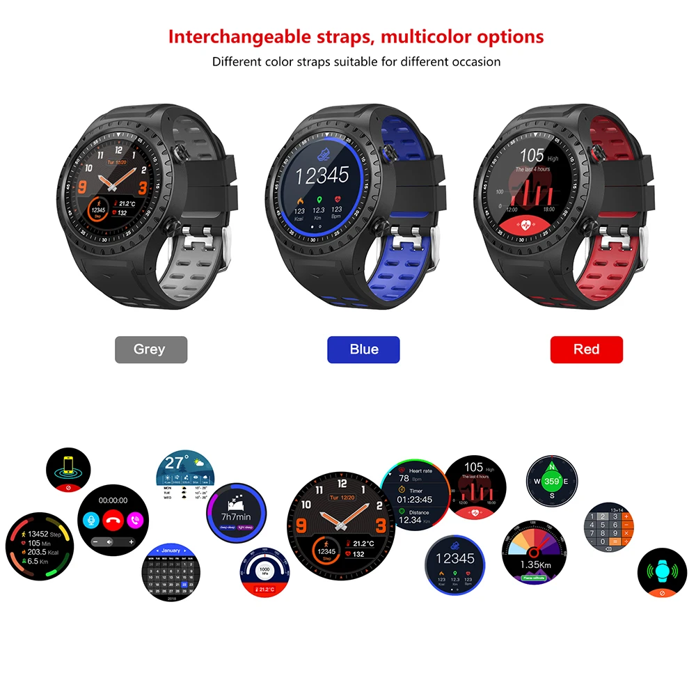 Bluetooth часы Смарт gps Smartwatch MTK2503 шагомер сердечного ритма фитнес-трекер компас