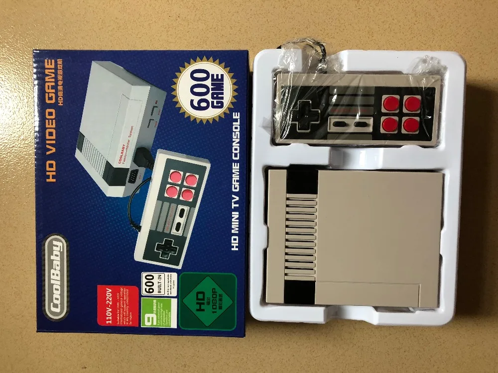 20PCS CoolBaby HD Mini TV Family Game Console 8 Bit Retro Video Built-In 600 Handheld Gaming Player | Электроника
