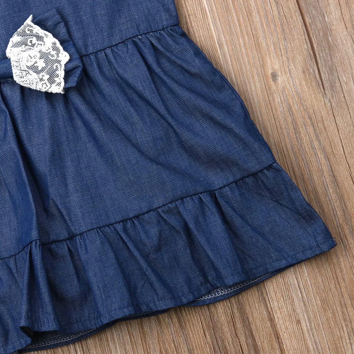 Летний детский комбинезон для маленьких девочек платье одежда джинсовый с