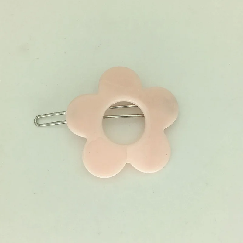 New design Fashion Sunflower Hair clip Lady Women Acrylic Flower Hair pins Hair accessories