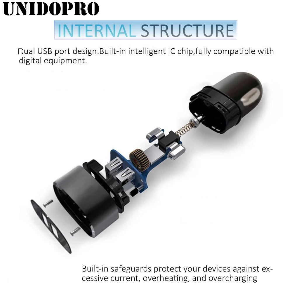 2.1A/24 Вт 2 порта USB Автомобильное зарядное устройство дл Blackview R6 / Lite A9 Pro E7s E7 R7 A5 A8 Max