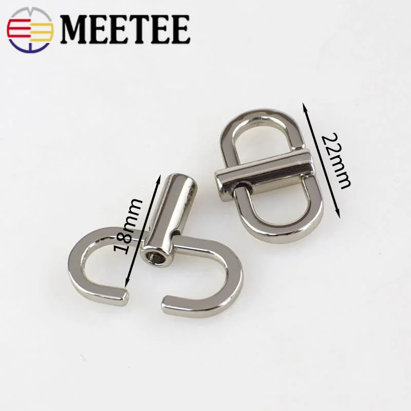 Регулируемые металлические пряжки для ремня сумки 360 градусов вращающийся