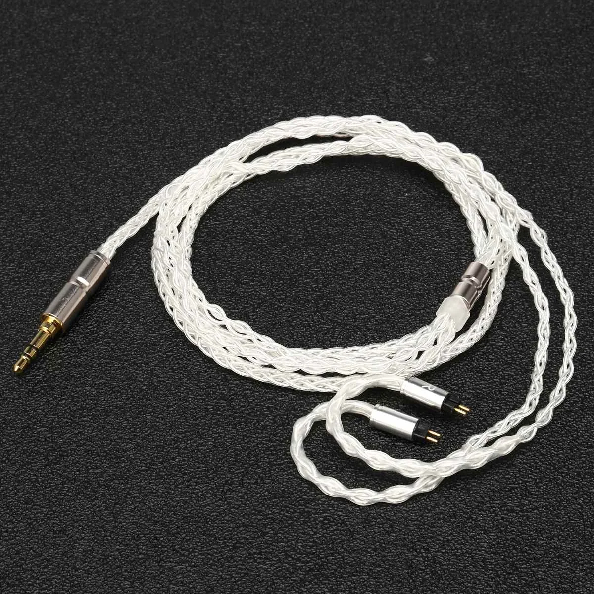 BGVP 400 провод OCC HiFi кабель для DM6 DMG DMS монитор наушники MMCX 0,78 мм наушники для меломанов кабель для наушников DIY - Цвет: 3.5mm 0.78 pin