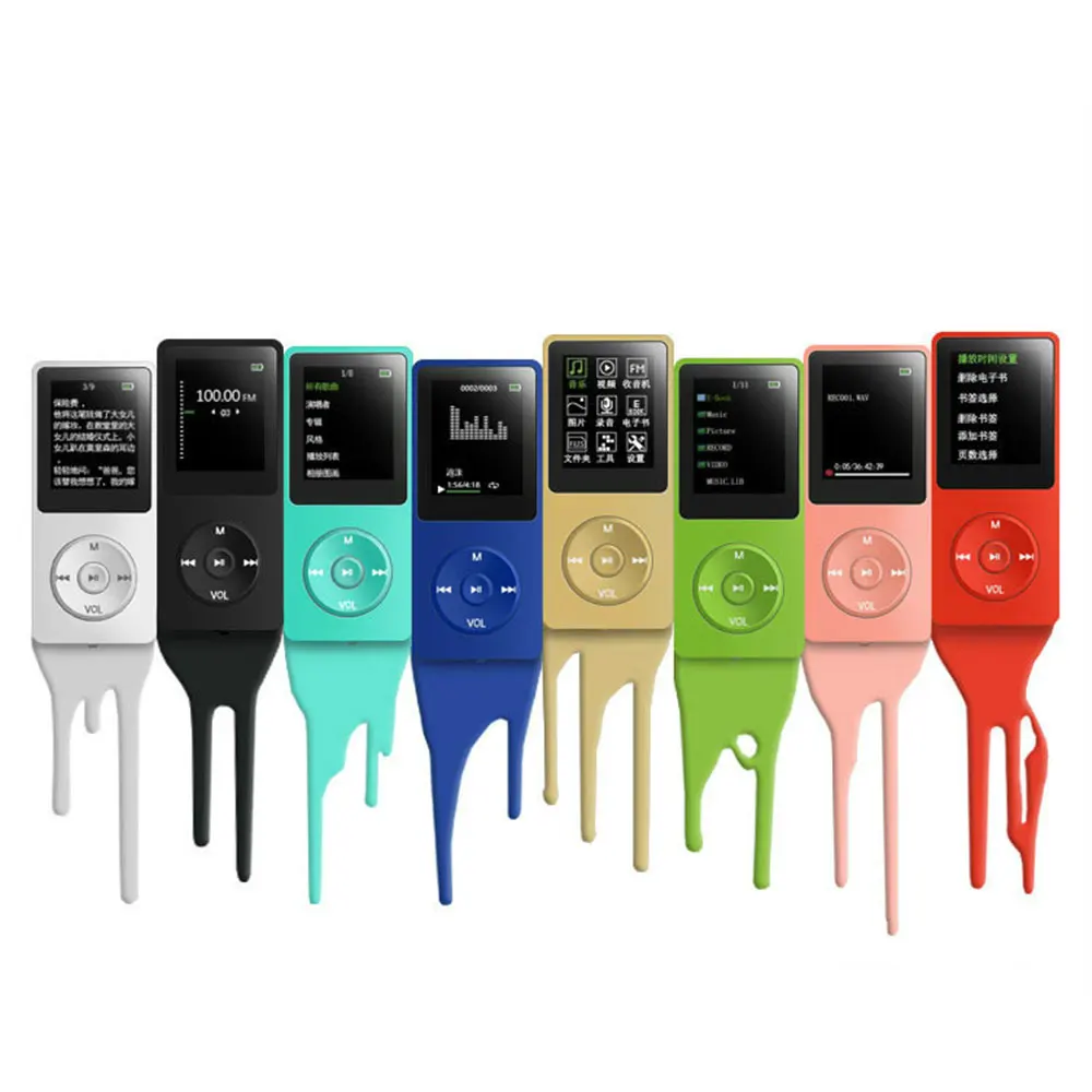 MP3 плеер 8 г воспроизведения видео HiFi потери музыка fm радио E Book ATJ2127 Чип расширения