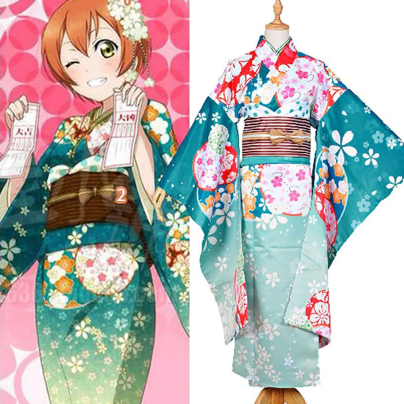 Аниме LoveLive! Любовь жить Рин Hoshizora Косплэй костюм халат равномерное наряд Новый