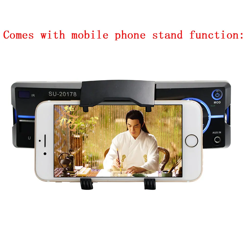 AMPrime 1 Din автомагнитола MP3 плеер Автомобильный аудио стерео Bluetooth радио 12 в FM AUX