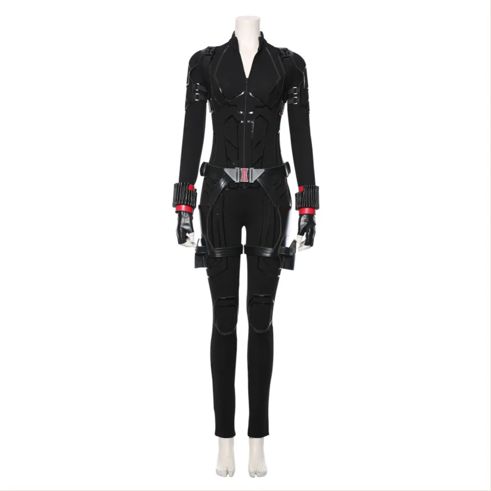 Black Cosplay Widow Costume Halloween Women Costumes Natasha Romanoff Costume Jumpsuit