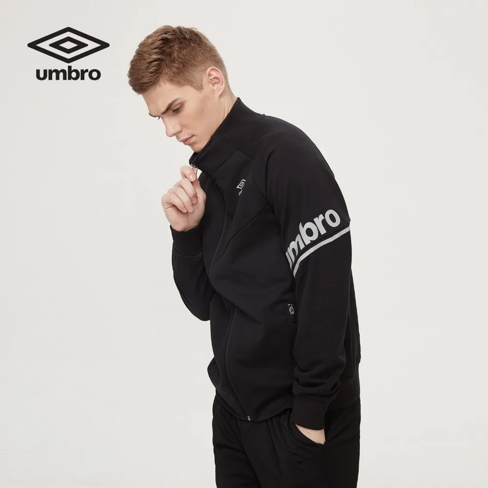Umbro Для мужчин осенняя куртка воротник свитера универсальные Длинные рукава кардиган спортивной Для мужчин s Фитнес бег куртки UO174AP2437
