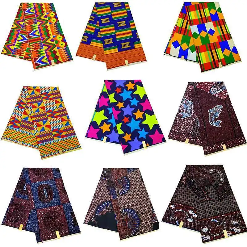 Kitenge красивые африканские восковые печатные ткани настоящий воск настоящий мягкий воск обертка Анкара, Африка java воск ткань полиэстер