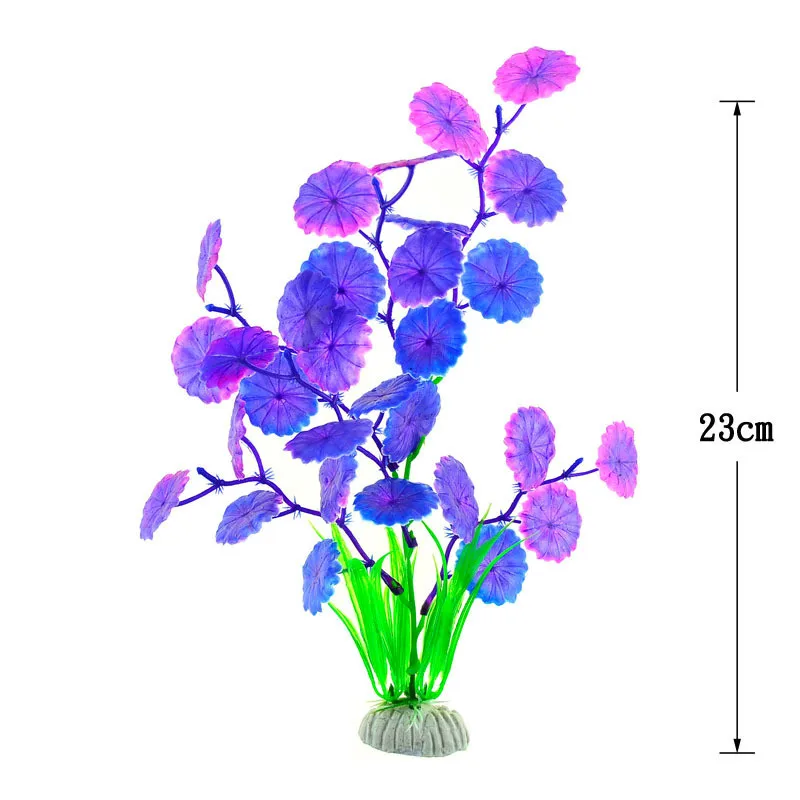 Высокое Качество Аквариум Моделирование водяной траве длиной 25 см пластиковая