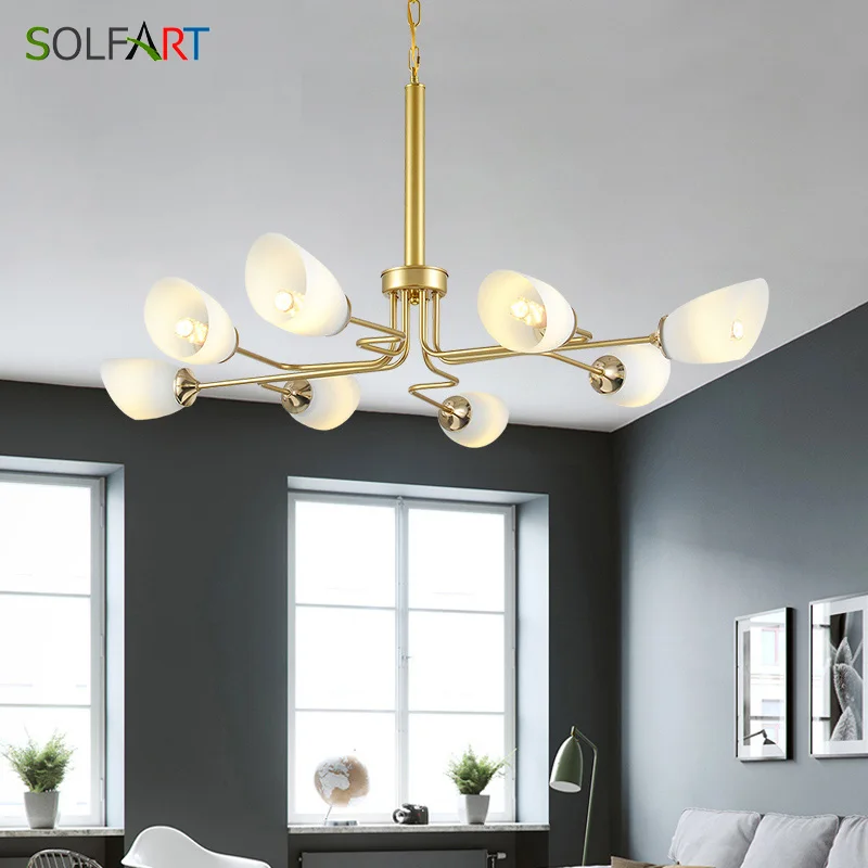 

Modern Branch Chandelier Wrought Iron Chandelier For Living Room Vintage lights Industrial Loft Nordic Home Lighting Fixtures