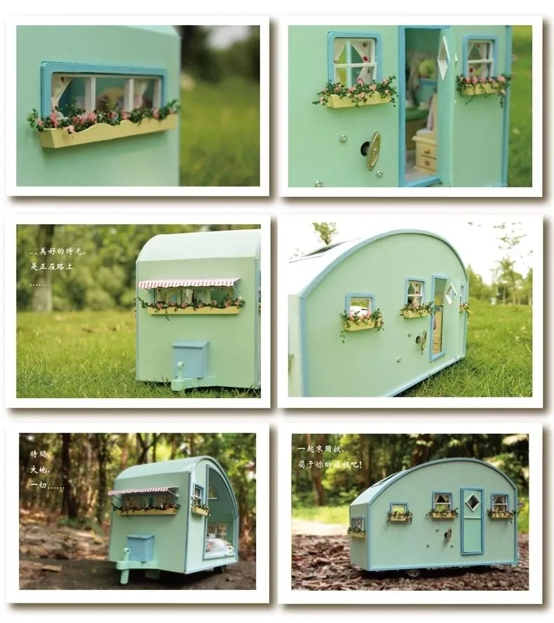 CUTEBEE DIY кукольный домик деревянные кукольные домики Миниатюрный Кукольный дом набор мебели Каса музыка светодиодные игрушки для детей подарок на день рождения K39