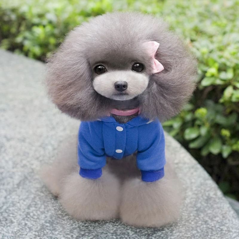 2018 Новый Стиль Популярные Свитера для собак худи маленьких серая/синяя