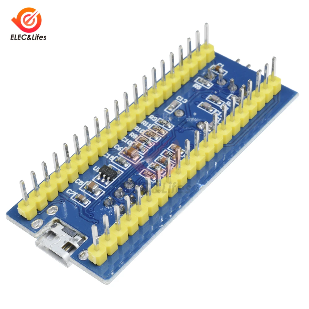 

1Pcs Micro USB STM32F103C8T6 IC ARM STM32 Cortex-M3 Minimum System Development Board Module smt32 For Arduino Mini System Board