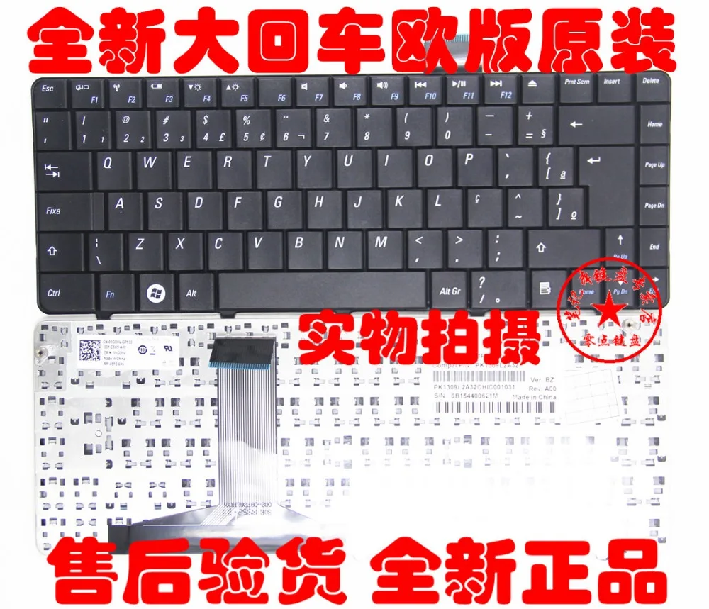 Новая BR бразильская Клавиатура для ноутбука DELL Inspiron 11Z MINI 1110 P03T черная клавиатура