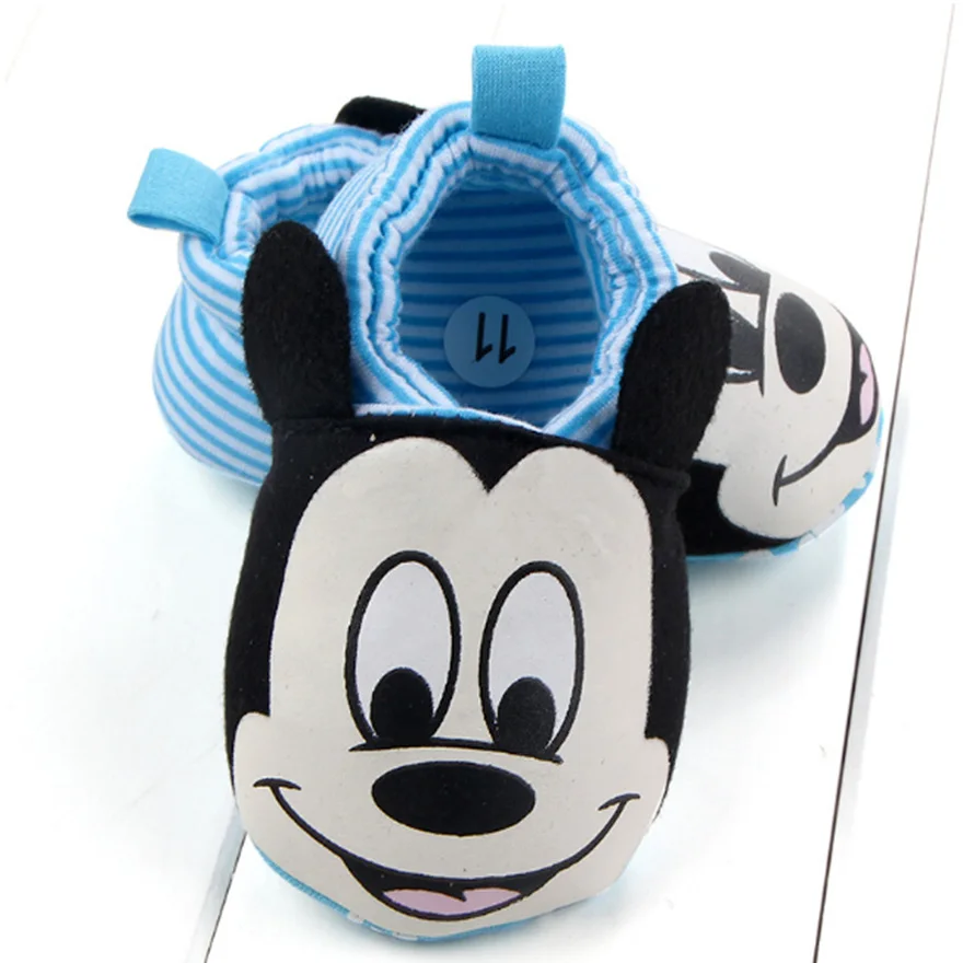 Удобная обувь для новорожденных малышей с Минни Scarpe мягкая подошва Chaussure Mickey