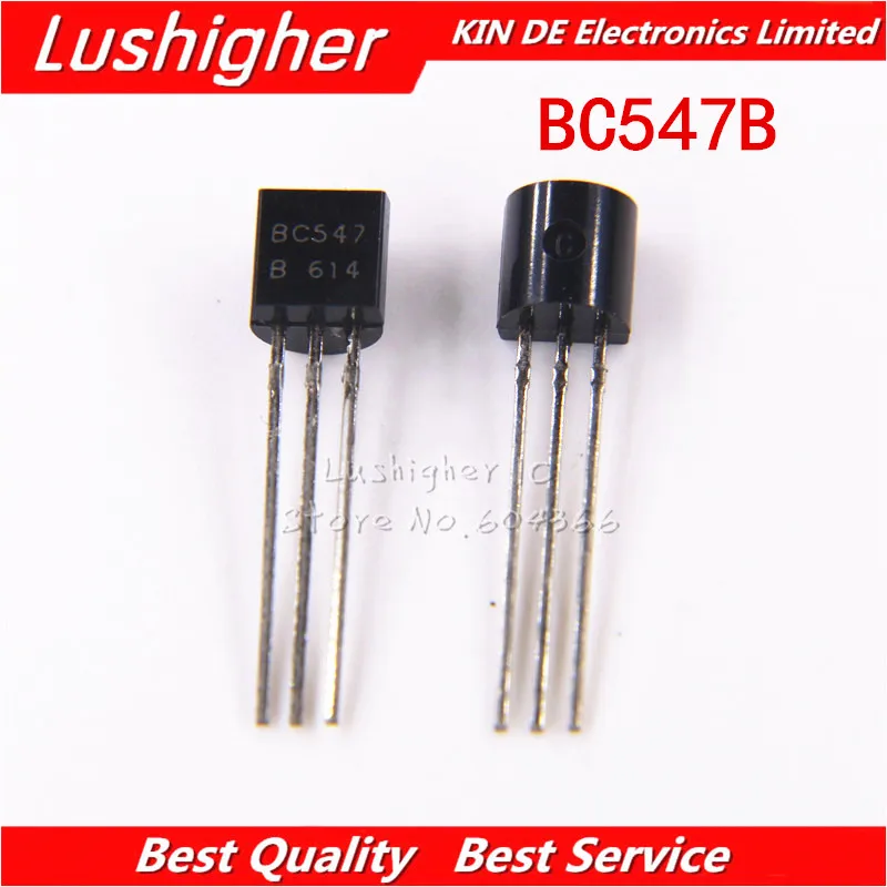 ТРАНЗИСТОР BC547B BC557B TO92 100 шт. BC547 + 50 BC557 TO 92 NPN PNP|transistores 50pcs|transistor pnp npntransistor bc557 |