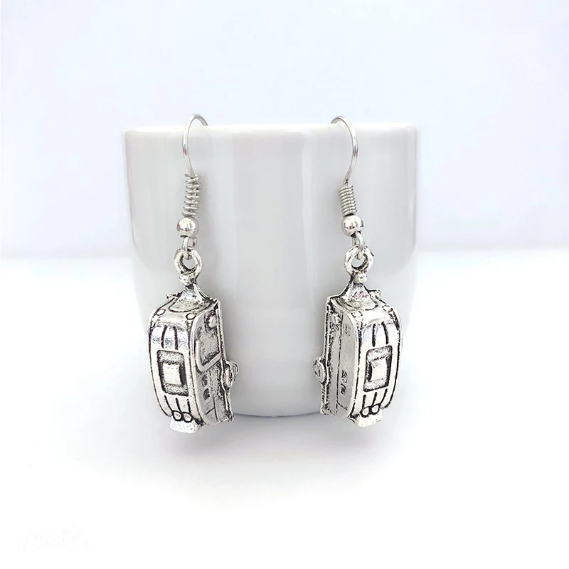 Женские винтажные серьги-подвески Camper Trailer Винтажные серьги в стиле ретро