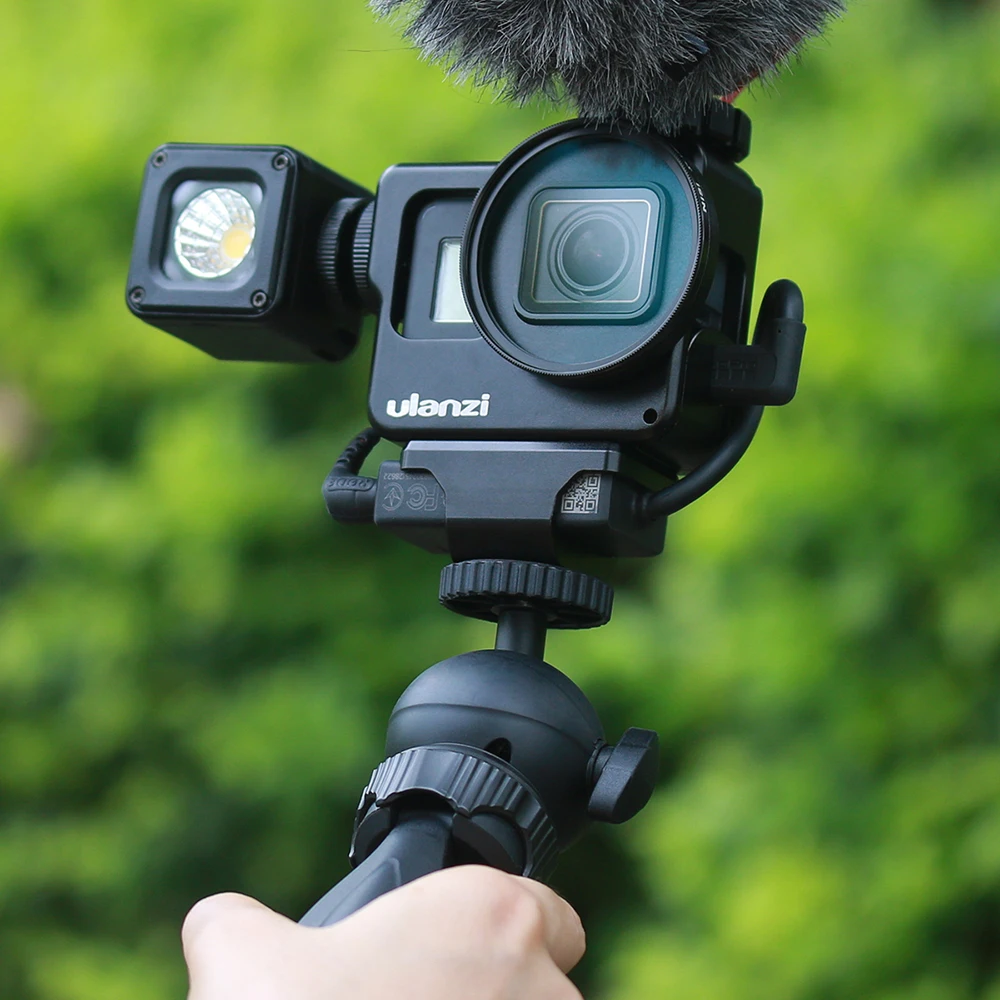 ULANZI V3 алюминиевая видеокамера для GoPro 7 6 5 Vlogging защитная рамка w 52 мм адаптер