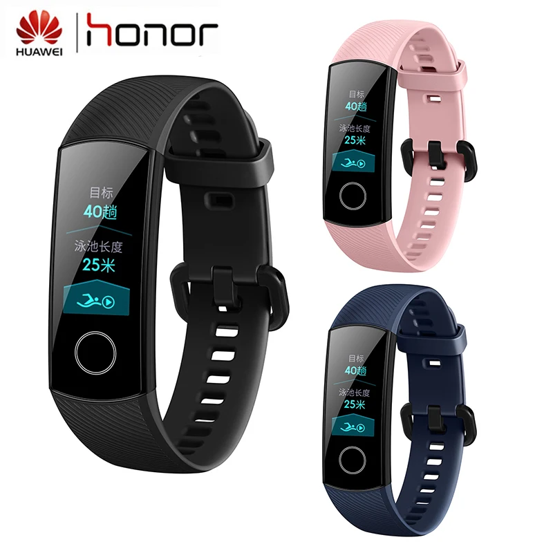 Huawei Honor Band 4 умный Браслет фитнес 0.95in цвет AMOLED сенсорный экран трекер в режиме