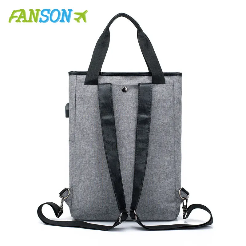 Рюкзак FANSON для пар 14 дюймовая сумка ноутбука тонкий многофункциональный