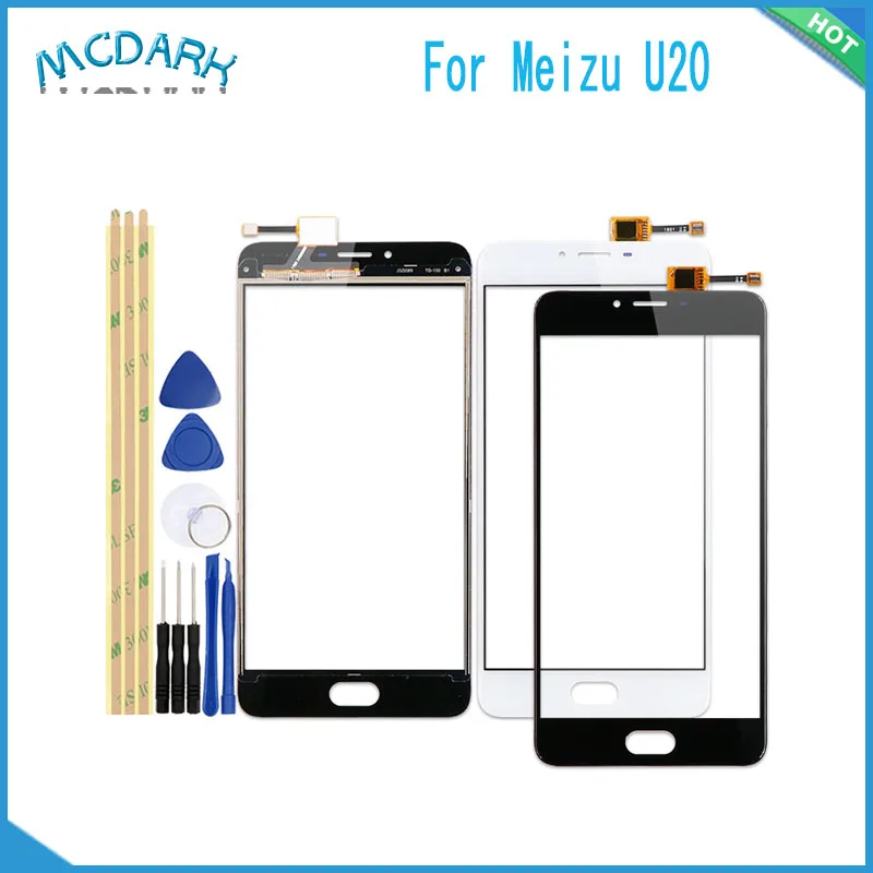 Сенсорная панель Mcdark 5 дюйма для Meizu U20 сенсорный экран переднее стекло объектив