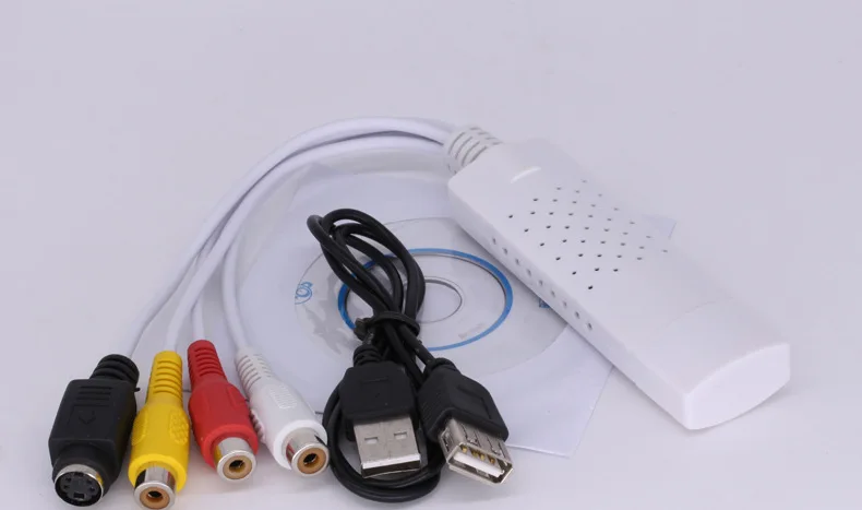 UVC USB2.0 видеосъемки ТВ тюнер с аудио DVD VHS av адаптер компьютер cc Камера Поддержка