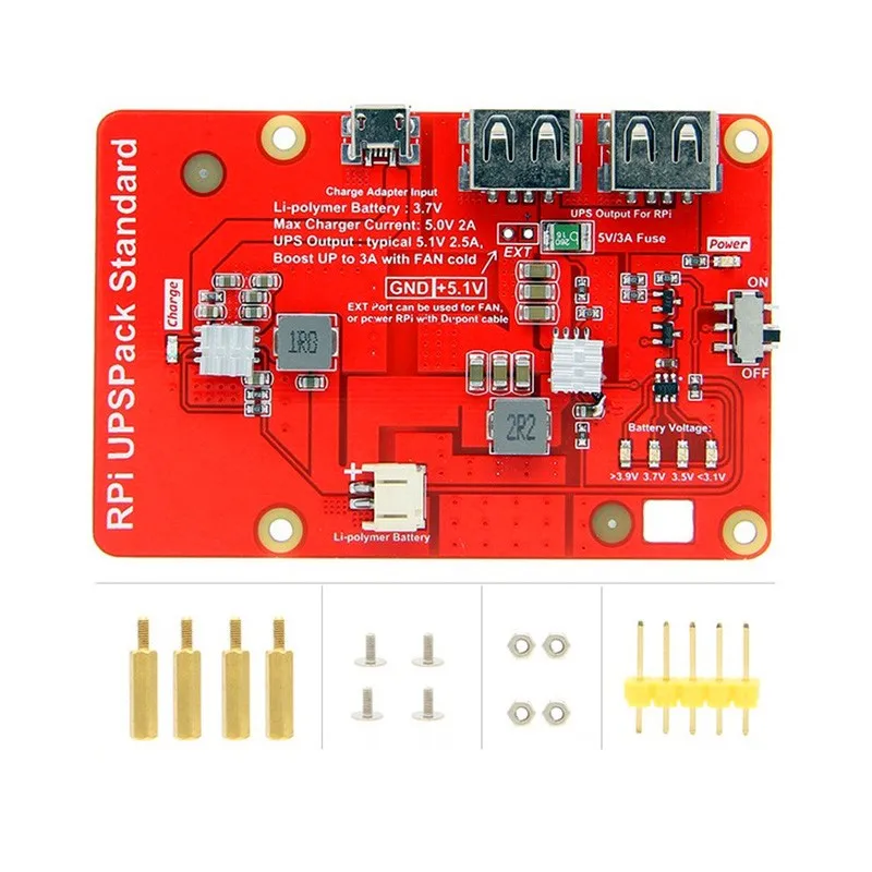 Elecrow Высокое качество зарядное устройство плата батарея Плата расширения Raspberry Pi
