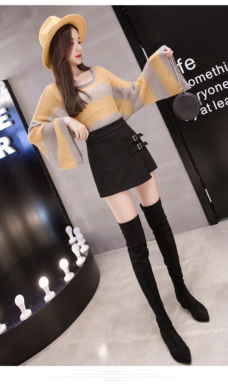 Faldas mujer moda, мини юбка, Зимняя юбка, юбки для женщин, harajuku, расшитая блестками, а-силуэт, однотонная, формальная, выше колена, мини, ампир 1917 50
