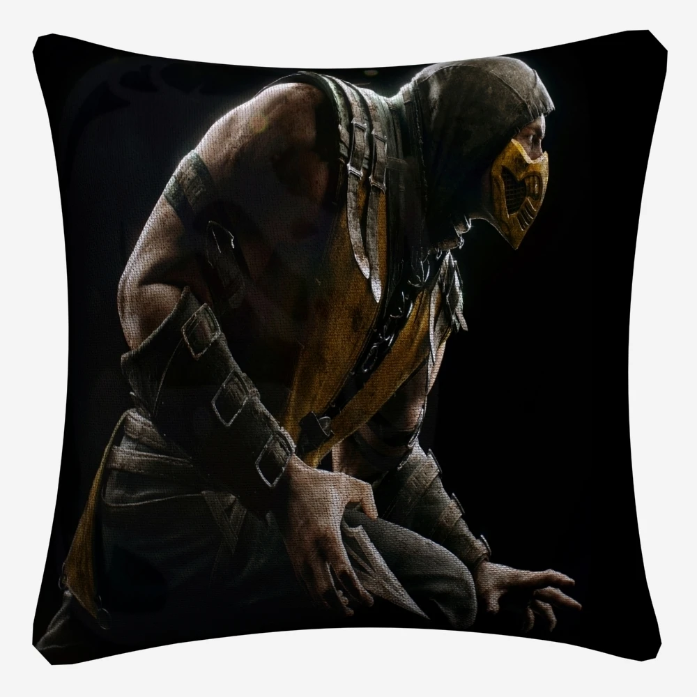 Игры Mortal Kombat искусство декоративное хлопковое белье Наволочка на подушку