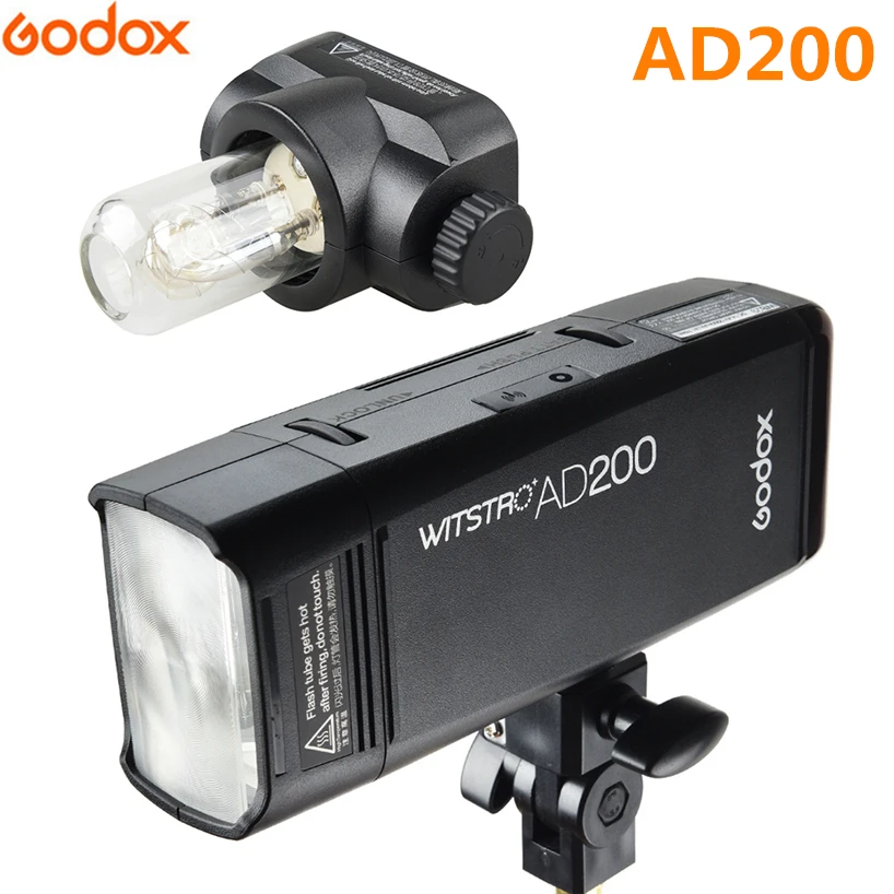 Godox AD200 TTL 2 4G HSS 1/8000s Вспышка speedlite высокоскоростной фотографический для Canon Nikon Sony