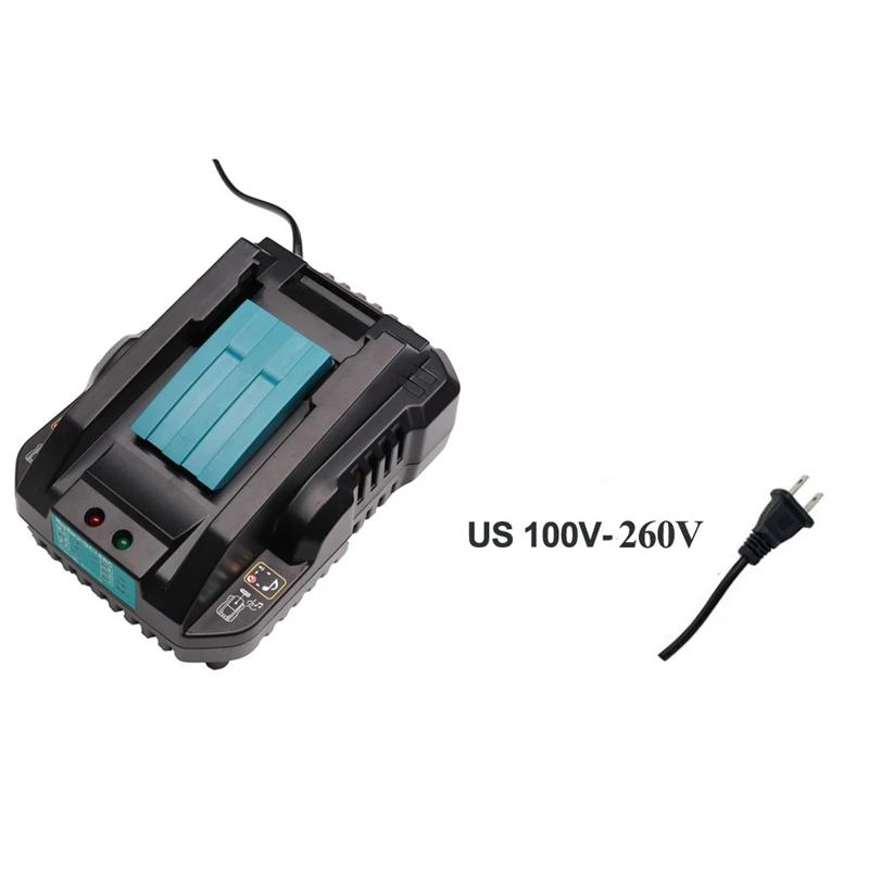 Dc18Rc 14,4 V 18V литий-ионный аккумулятор зарядное устройство 4A зарядный ток для Makita Bl1830 Bl1430 Dc18Rc Dc18Ra электроинструмент батарея США вилка