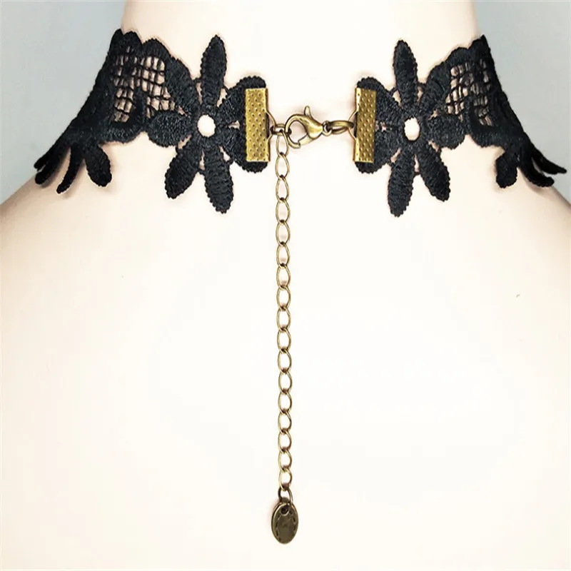YvLuo Gothic Punk neck necklace clavicle Lace Necklace Halloween decorations | Украшения и аксессуары