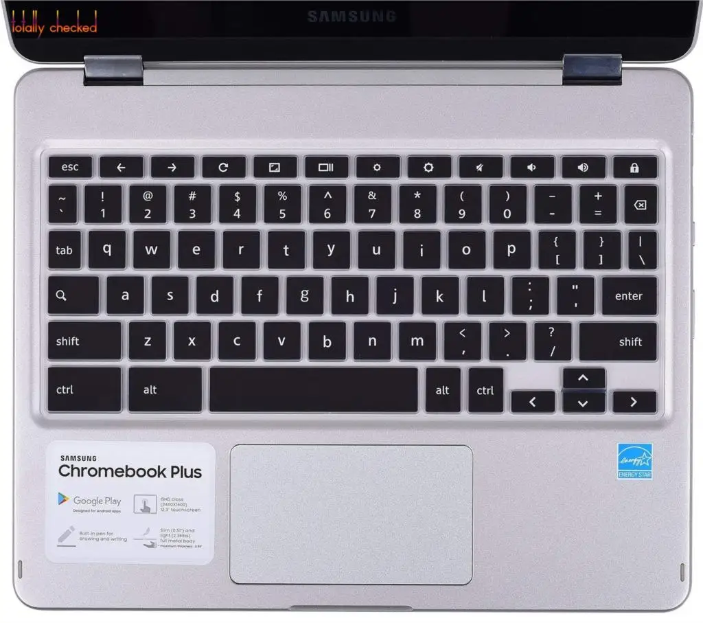 black Клавиатура для ноутбука, чехол для samsung Chromebook Plus/Chromebook Pro XE513C24, 12,3 дюймов, Chromebook Plus, XE513C24 - Цвет: black