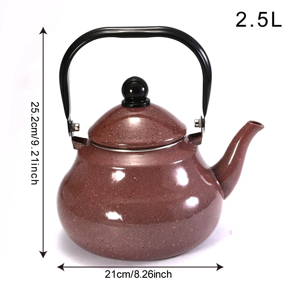 Традиционный китайский чайный горшок 2 5 л винтажный чайник со стальным покрытием