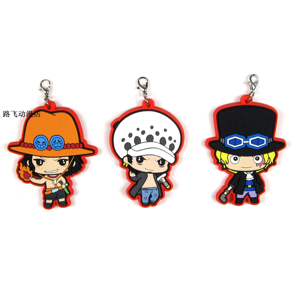 One Piece сабо Ace закон фигурку аниме модель резиновые мобильный телефон школьная