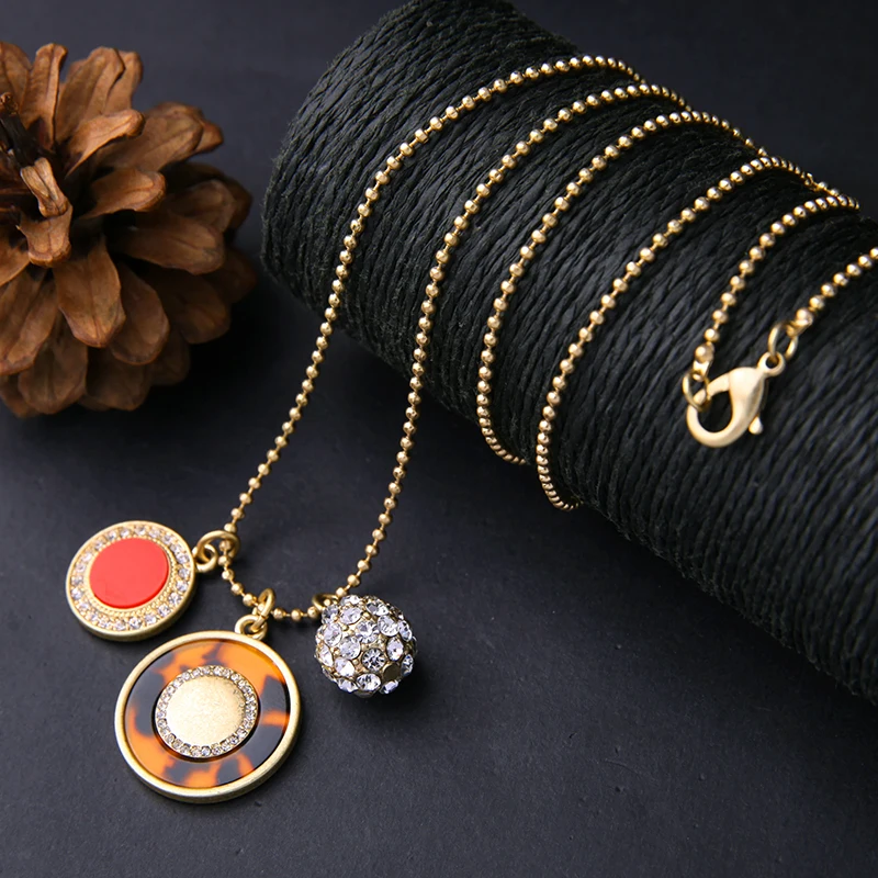Bulk Price Classical Simple Element Small Beads Chain Long Necklace Unique Design Pendant inexpensive Wholesale | Украшения и