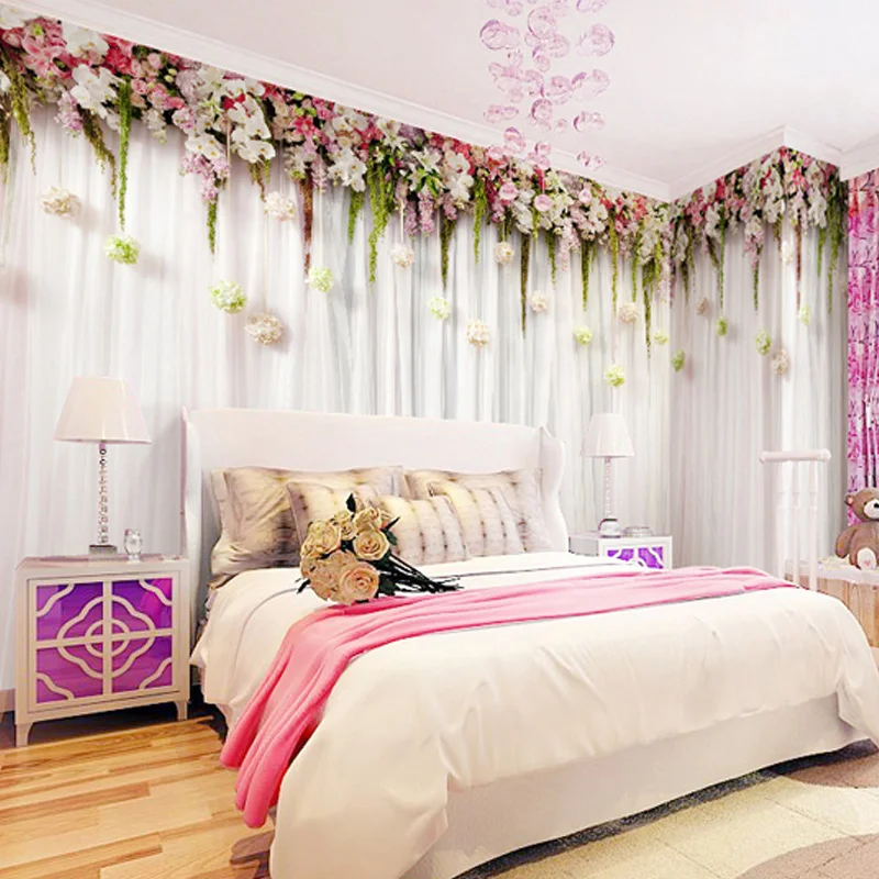 Custom Photo Wallpaper 3D Stereoscopic European Pastoral Non-woven Mural Bedroom Living Room Background Home Decor | Обустройство