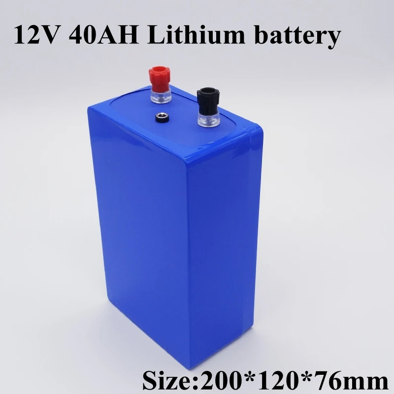 Белая коробка на заказ 12V 40Ah литий ионный аккумулятор 12v для 250W UPS батареи Dc