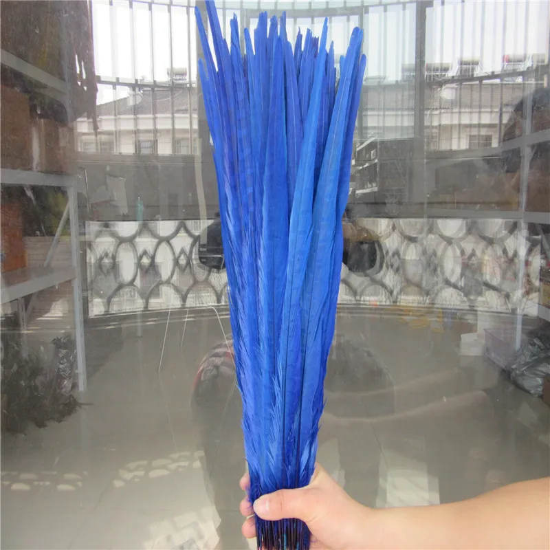 Оптовая продажа 100 шт. натуральных перьев фазана 16 18 дюймов 40 45 см