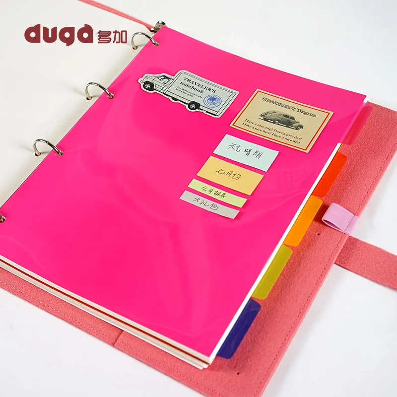 Высокое качество рр А4 лист книга индекс страницы свободный ноутбук ручной