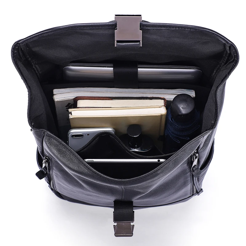 WESTAL из натуральной кожи рюкзак мужской Бизнес мешок анти вор школьный мужские