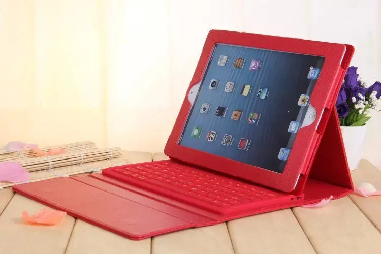 Силиконовый беспроводной чехол для клавиатуры с Bluetooth iPad Air 2 6 чехол-книжка из