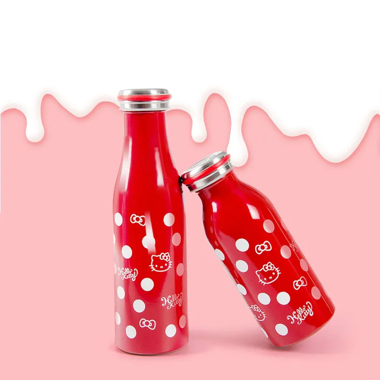Вакуумные чашки из нержавеющей стали изоляционная чашка Hello Kitty для молока милый