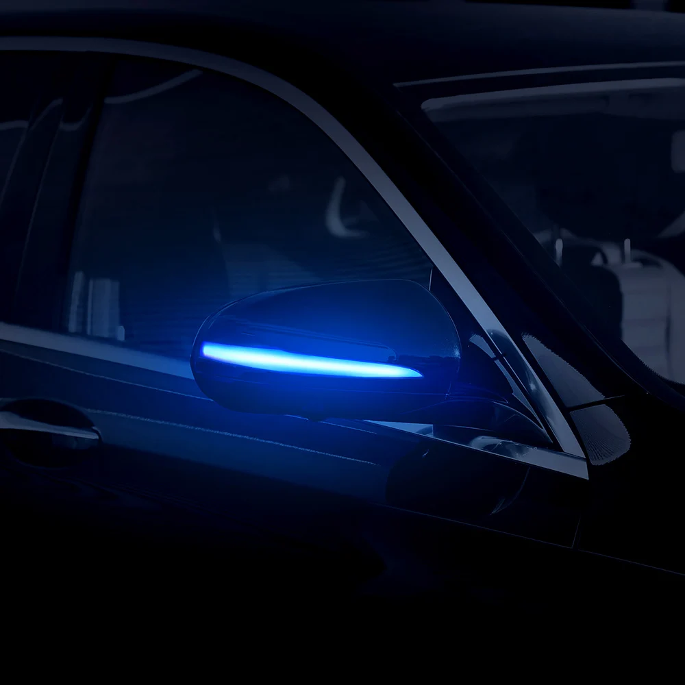 Динамический светодиодный сигнал поворота боковое зеркало лампа