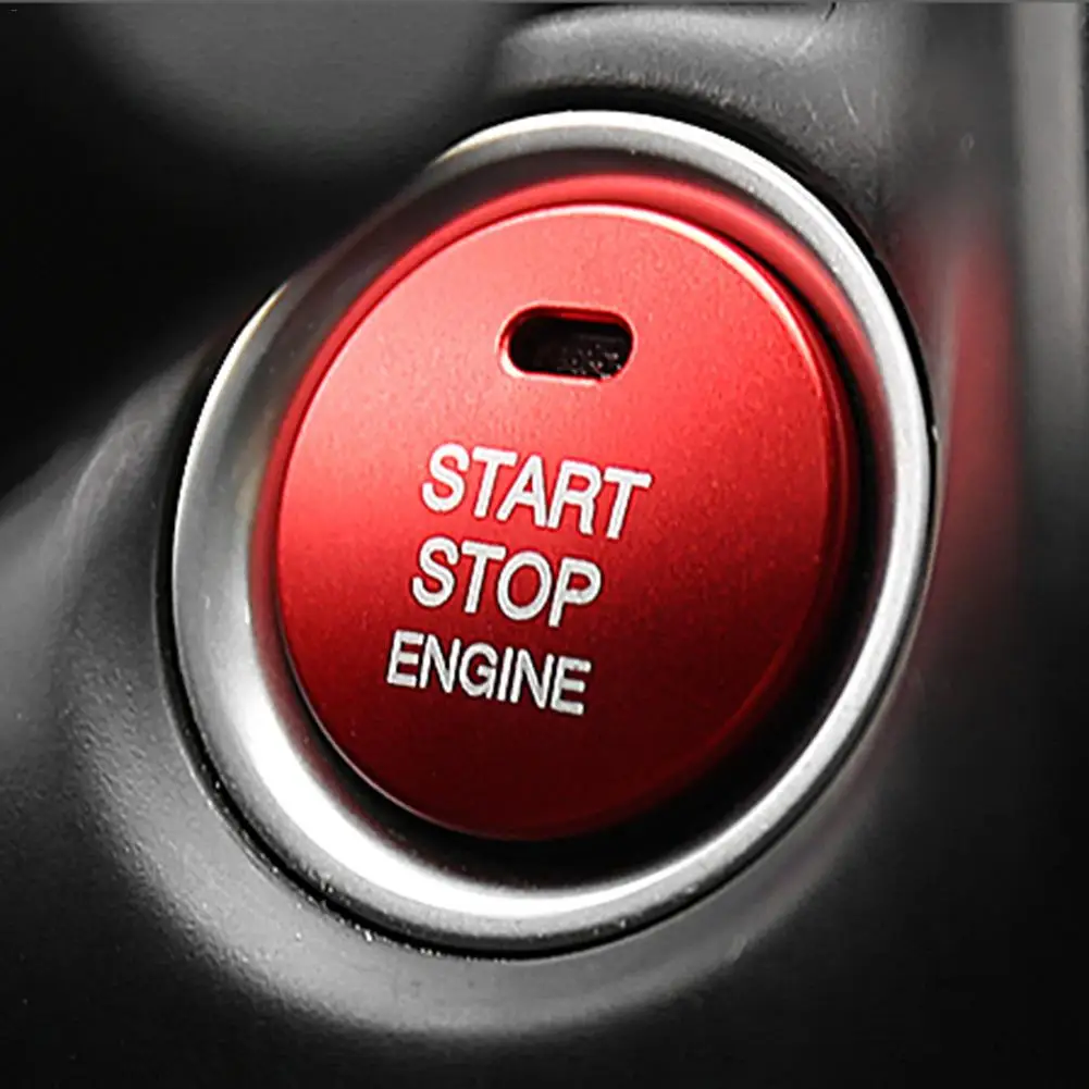Начните стильная кнопка Зажигания для автомобиля поверните крышку Стоп ключ