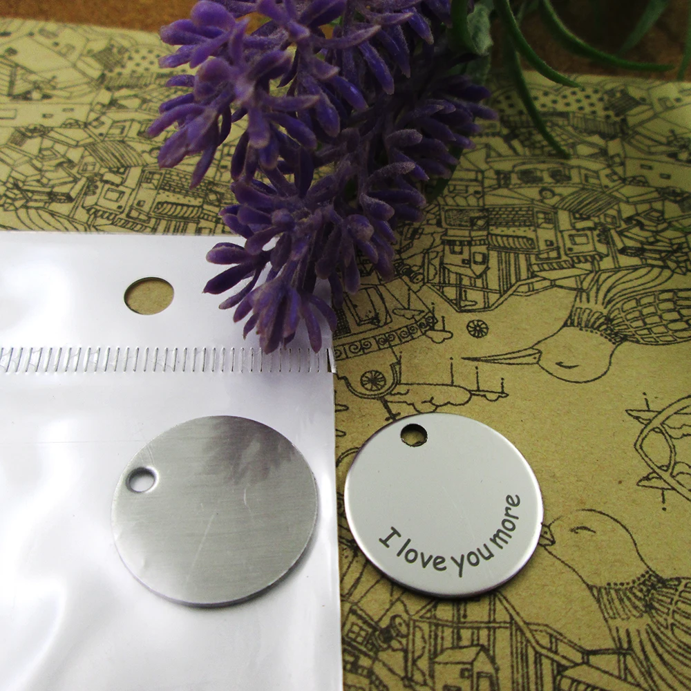 20 шт. &quotЯ люблю тебя больше&quot подвески из нержавеющей стали больше стилей для